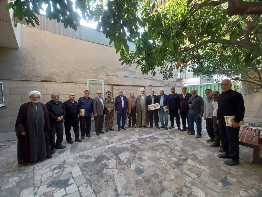 حضور مسئولان بسیج کارگری سپاه نینوا در کانون گرگان و تجلیل از اعضای هیئت‌مدیره و پایگاه بسیج